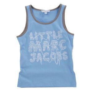 Little Marc Jacobs Pale Blue Kids Tank Top